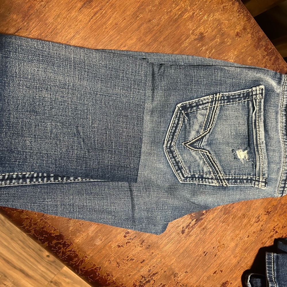 BKE Straight Leg Blue Jeans